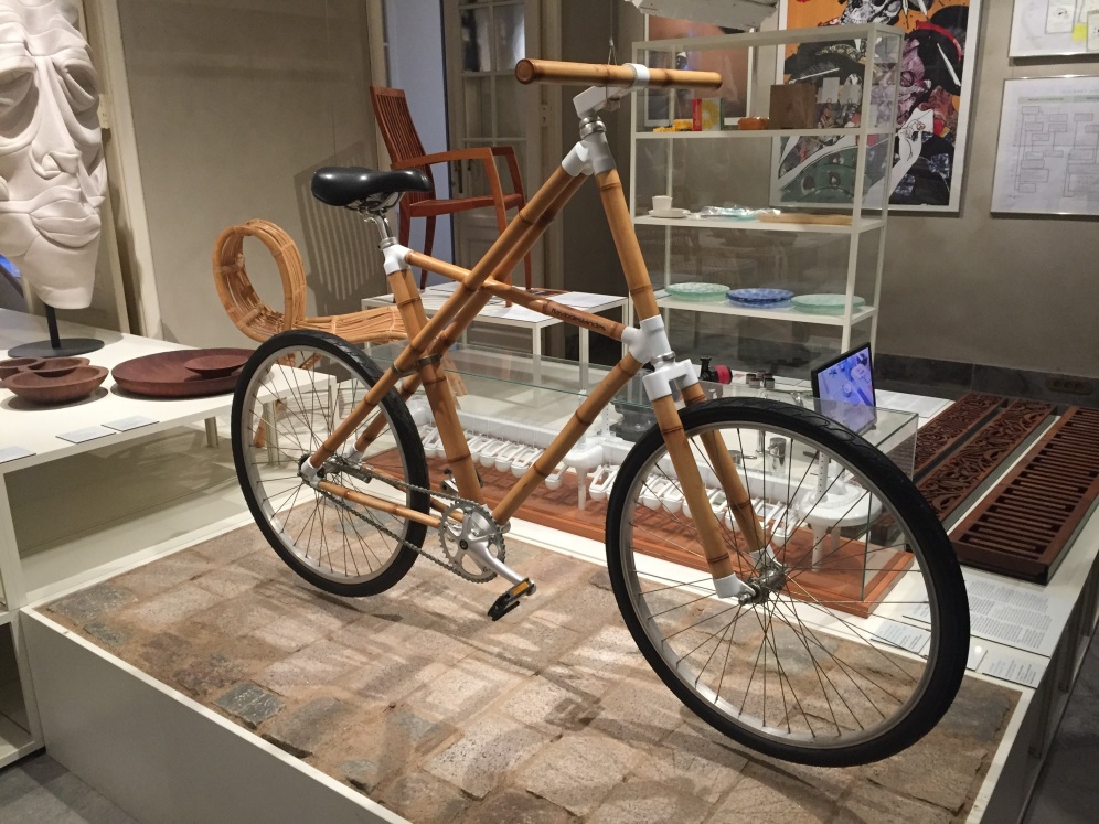 A bamboo bike, how cool is that!